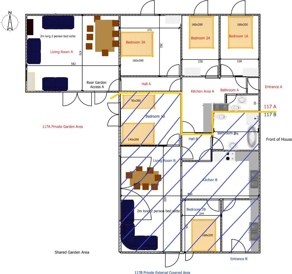 Family Friendly A, Garden, 900m Legohouse, Lalandia, Legoland Lejlighed *